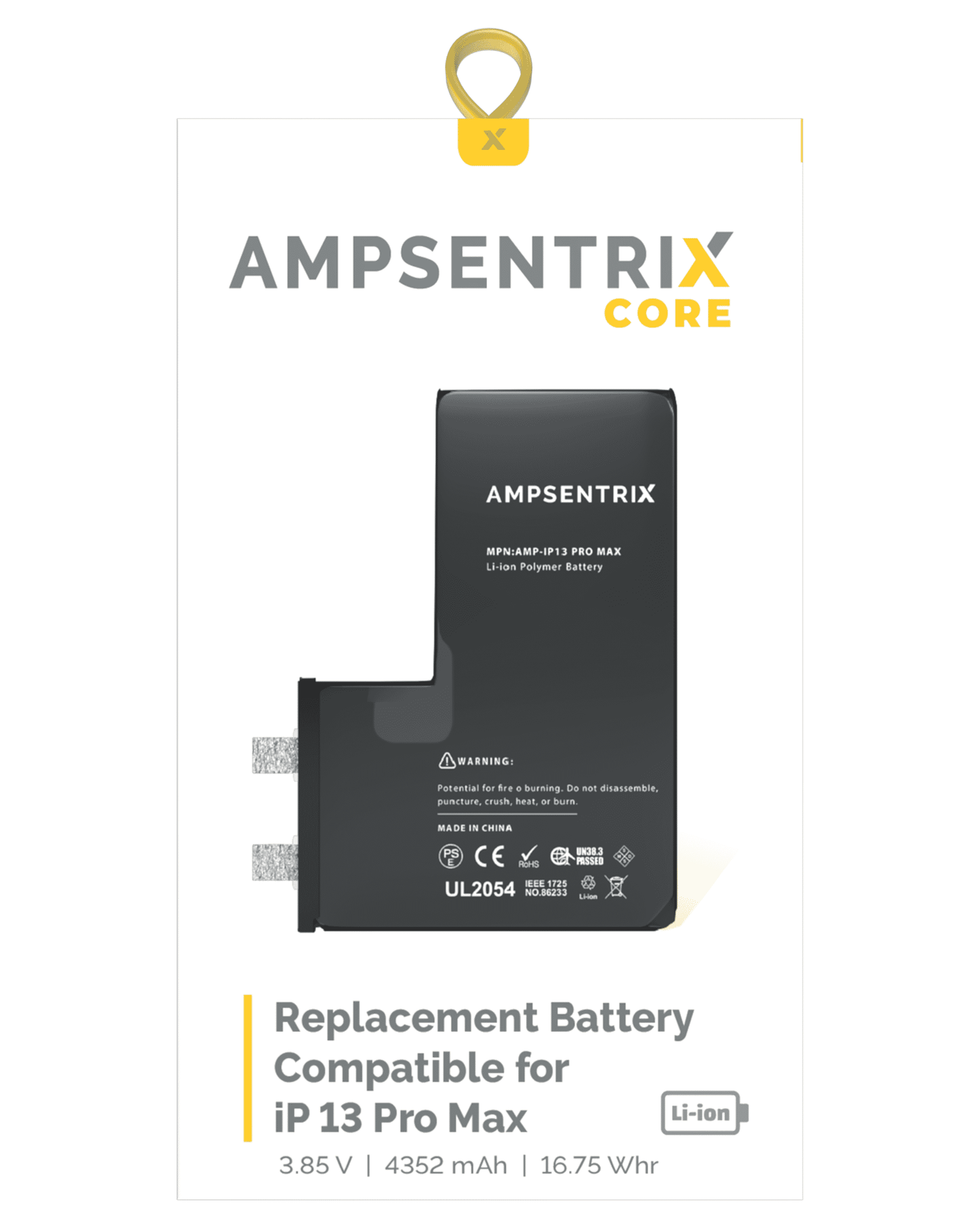 Bateria AmpSentrix Core iPhone 13 Pro Max