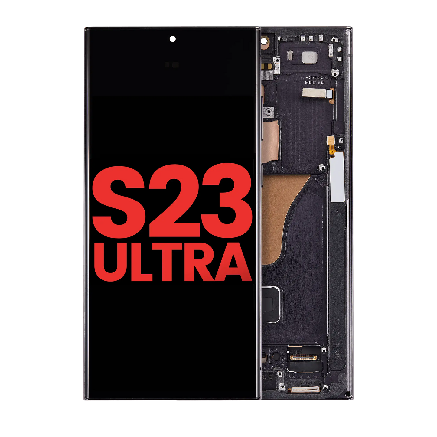 Pantalla Samsung S23 Ultra Oled Con Marco Negro (Am Plus)