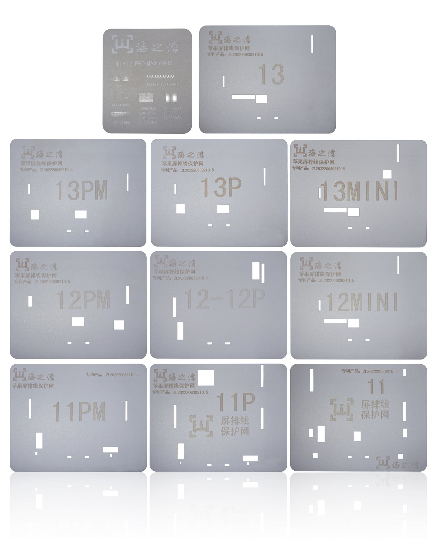 Stencils IC Touch Display para iPhone 11/12/13