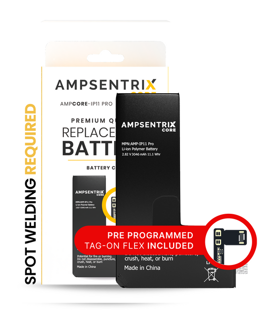 Batería AmpSentrix Core Tag-on Flex iPhone 11 Pro