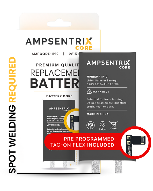 Batería AmpSentrix Core Tag-On Flex iPhone 12/12 Pro