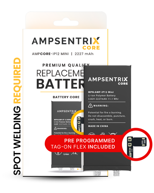 Batería AmpSentrix Core Tag-On Flex iPhone 12 Mini