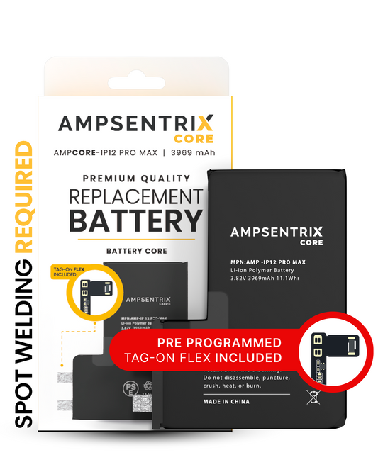 Batería AmpSentrix Core Tag-On iPhone 12 Pro Max