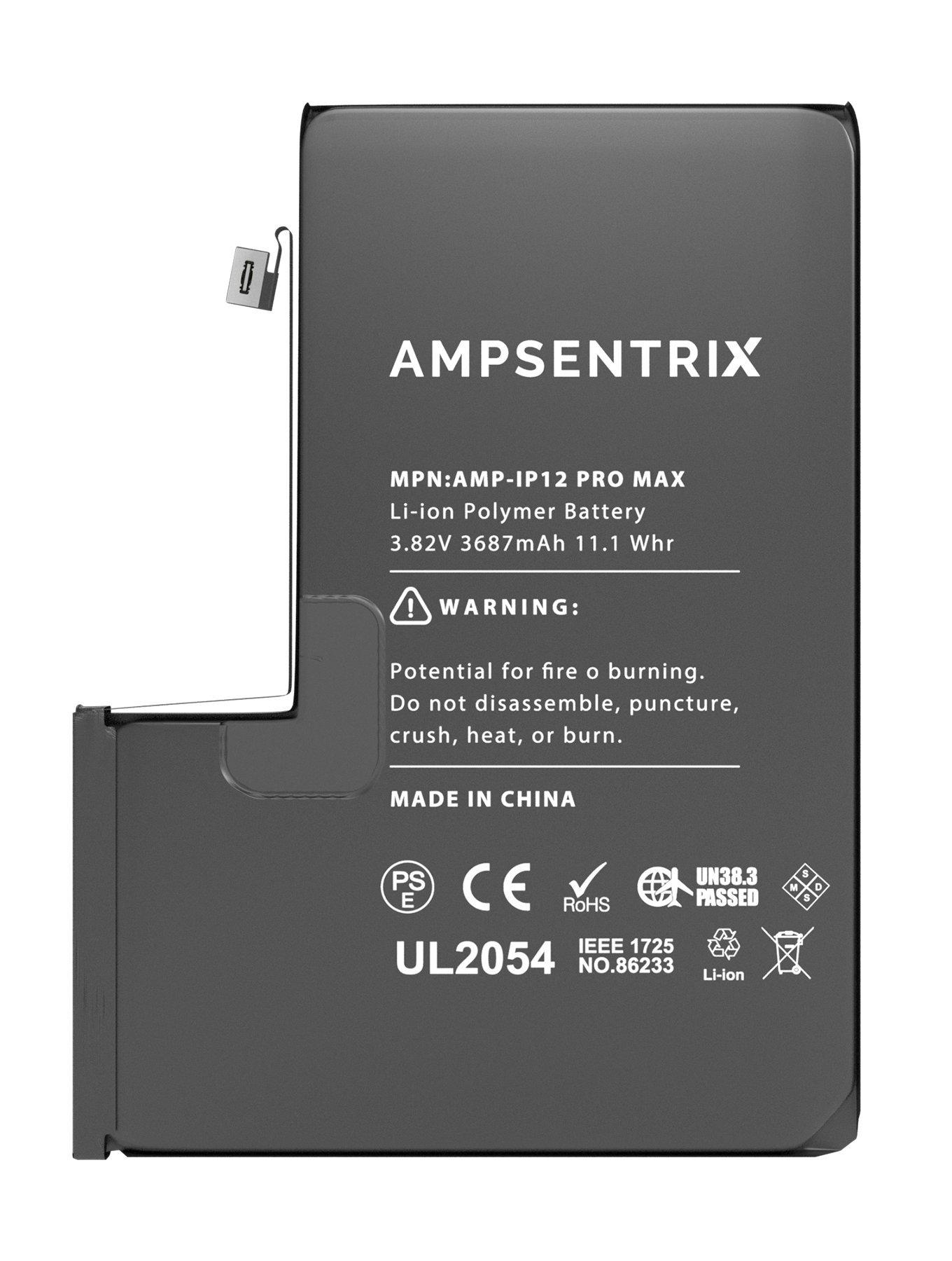 Batería Ampsentrix iPhone 12 Pro Max