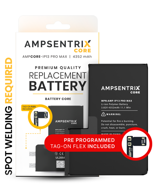 Batería AmpSentrix Core Tag-On iPhone 13 Pro Max