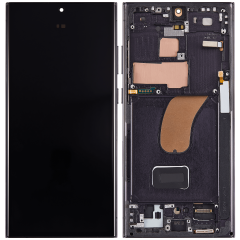 Pantalla Samsung S23 Ultra Oled Con Marco Negro (Service Pack Original)