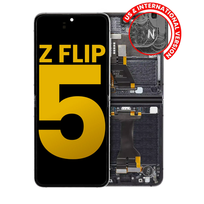 Pantalla Samsung Z Flip 5 Interna Oled Con Marco Gris (RX)