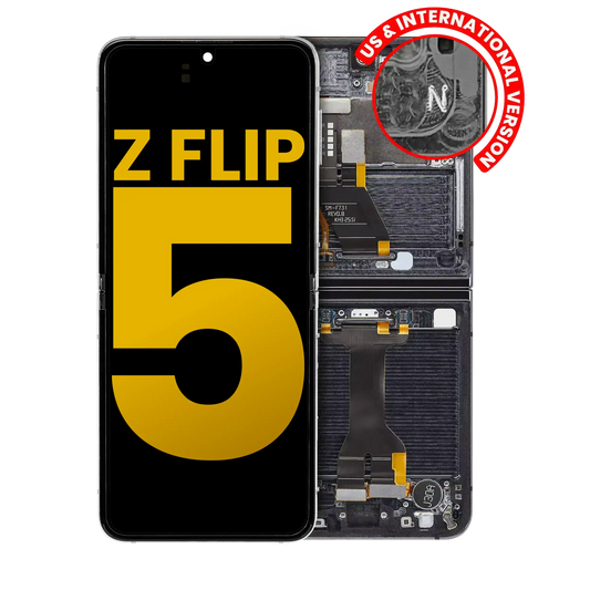 Pantalla Samsung Z Flip 5 Interna Oled Con Marco Gris (RX)
