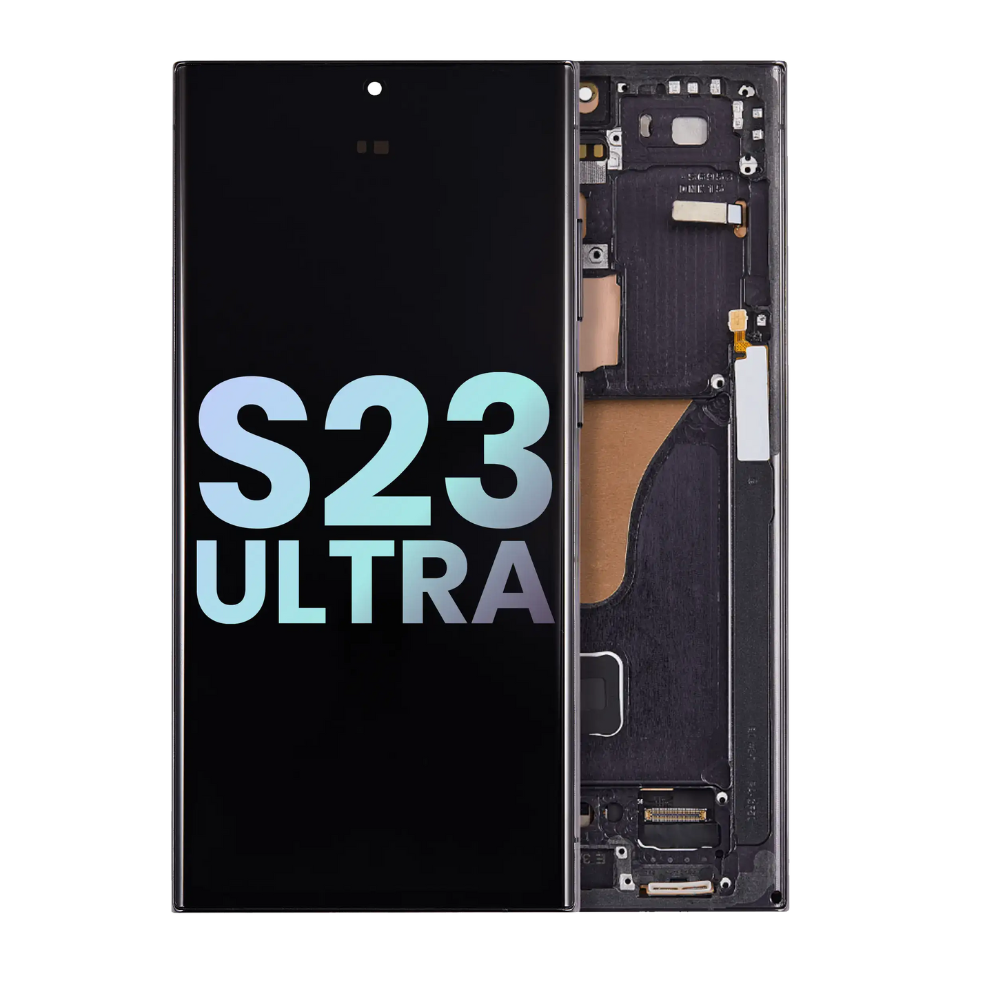 Pantalla Samsung S23 Ultra Oled Con Marco Negro (Service Pack Original)
