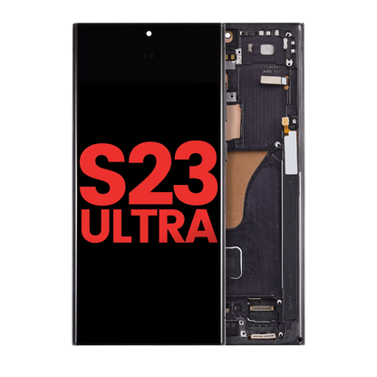 Pantalla Samsung S23 Ultra Oled Con Marco Negro (Am Plus)