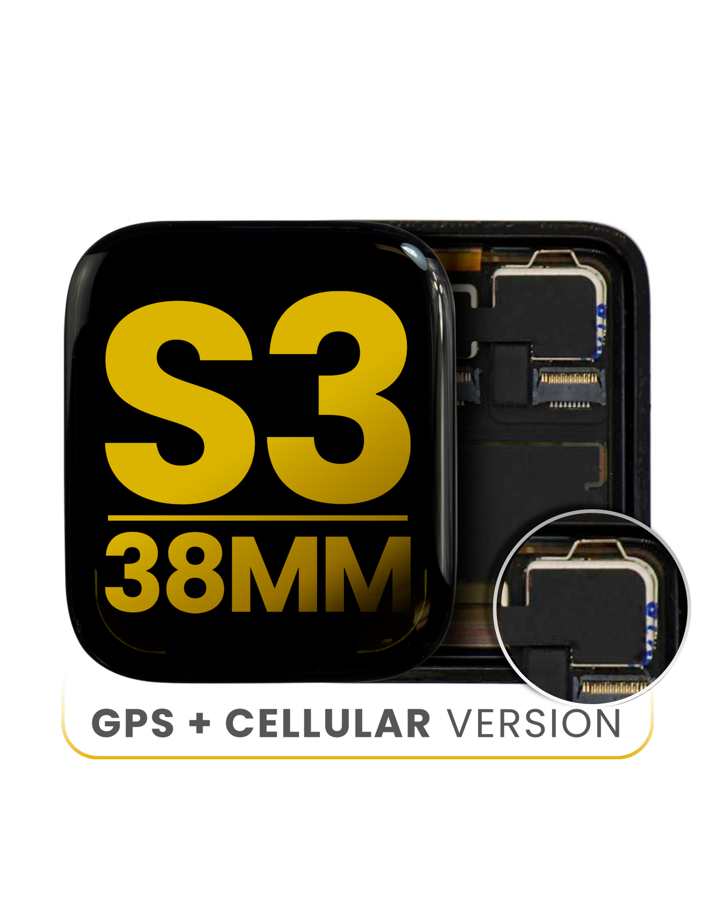 Display Apple Watch Series 3 38 mm (GPS + Cellular)