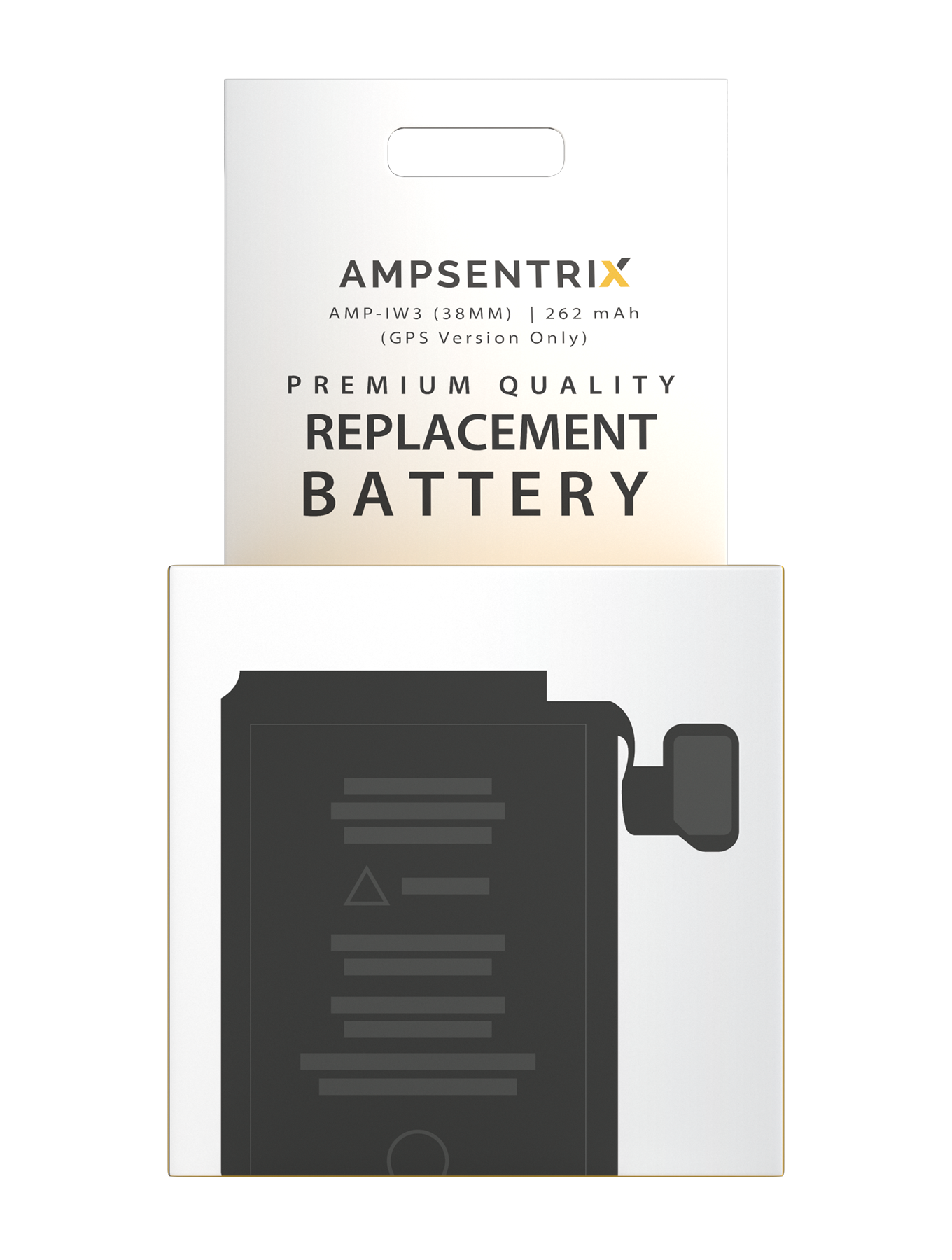 Bateria Ampsentrix Series 3 (38MM) (GPS)