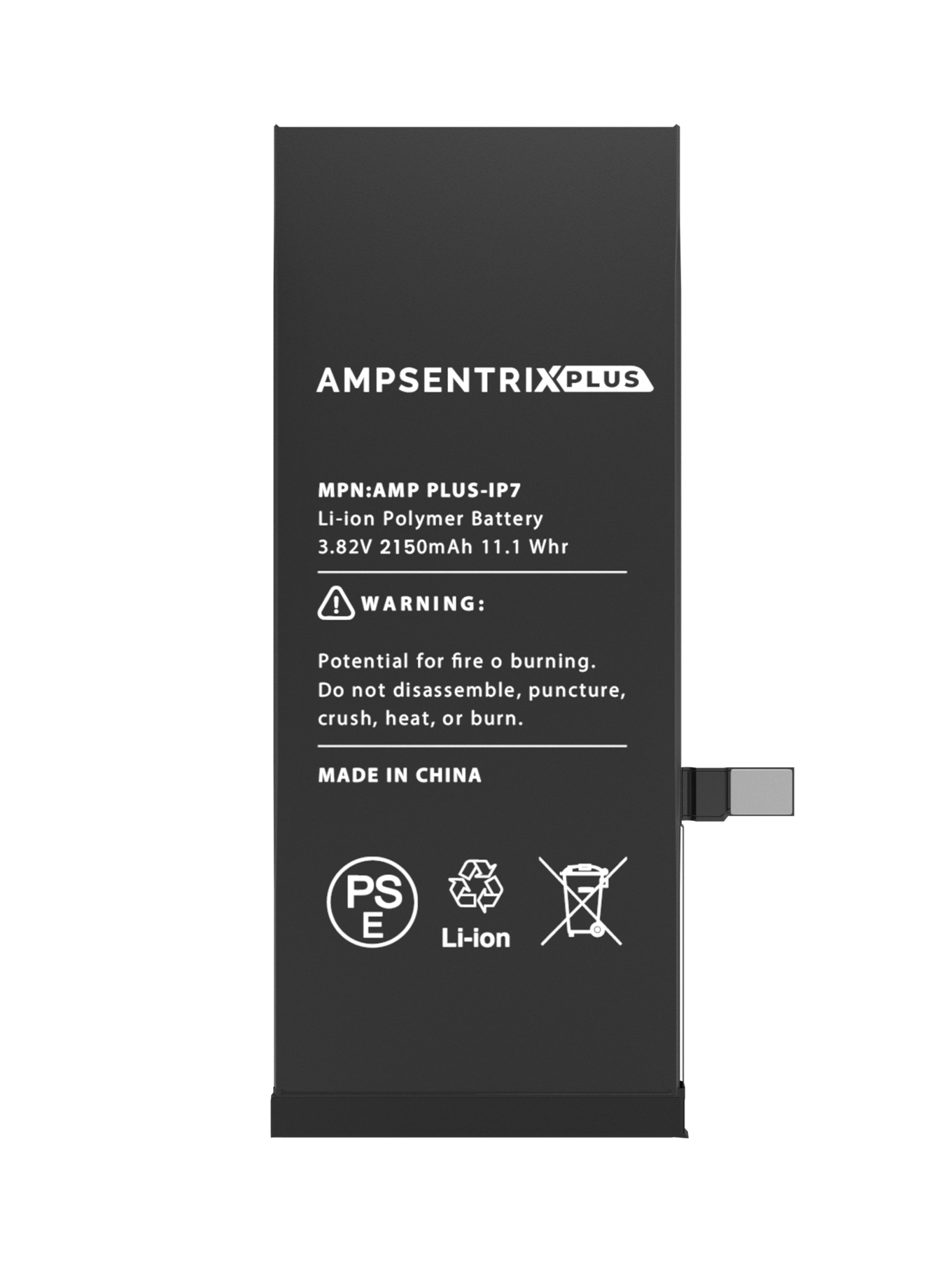 Batería AmpSentrix Cap. Extendida iPhone 7