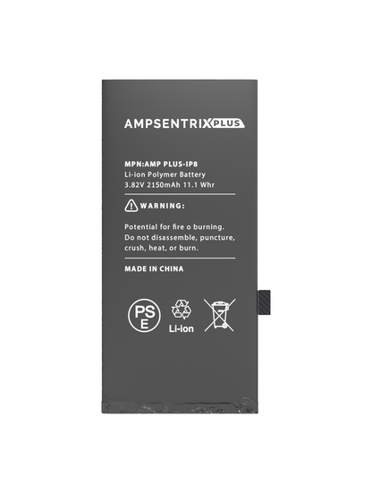 Batería AmpSentrix Cap. Extendida iPhone 8