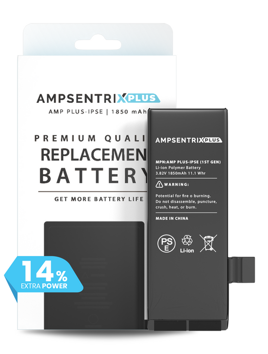 Batería AmpSentrix Cap. Extendida iPhone SE (2016)