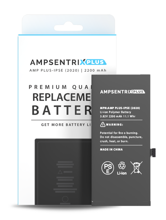 Batería AmpSentrix Cap. Extendida iPhone SE 2020