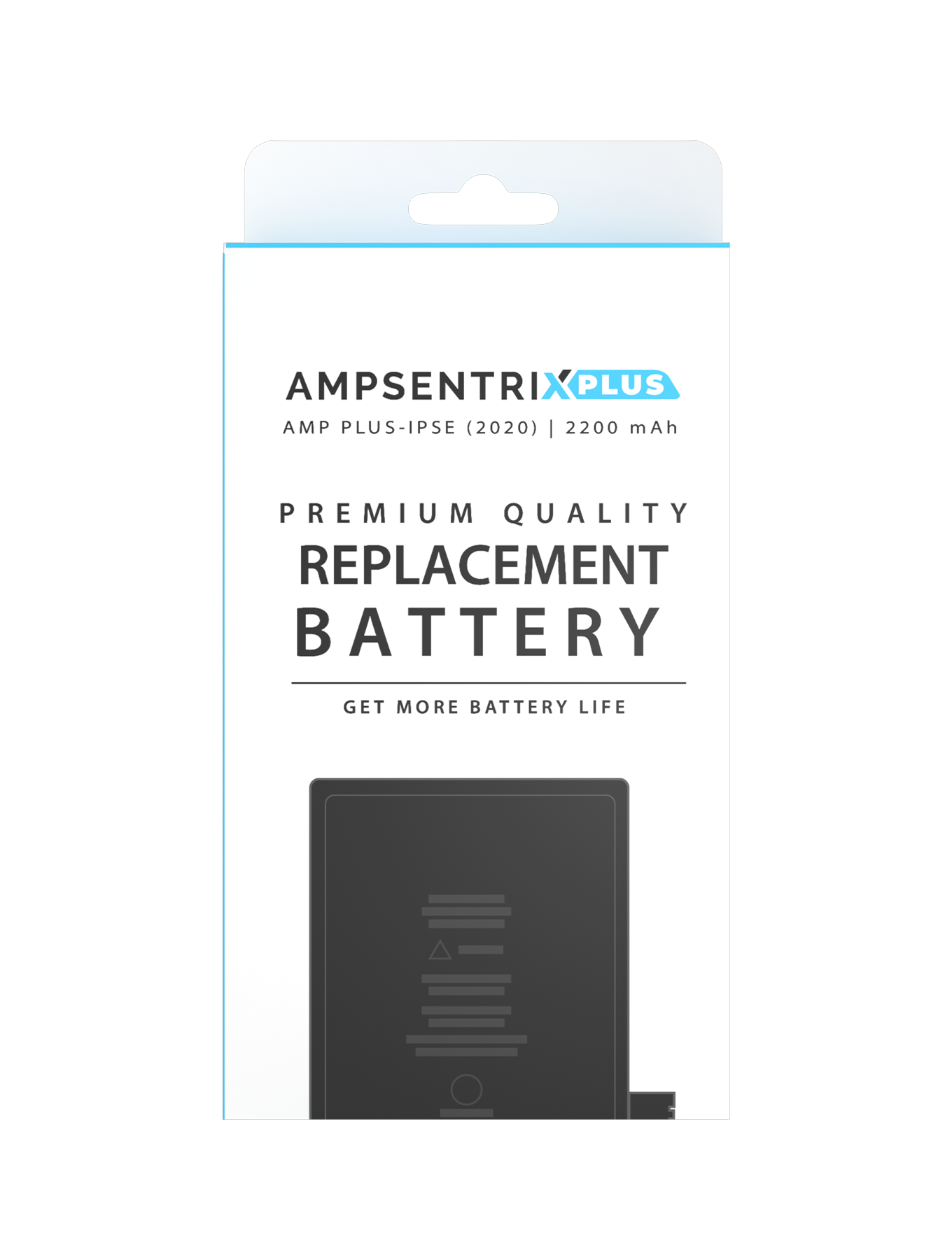 Batería AmpSentrix Cap. Extendida iPhone SE 2020