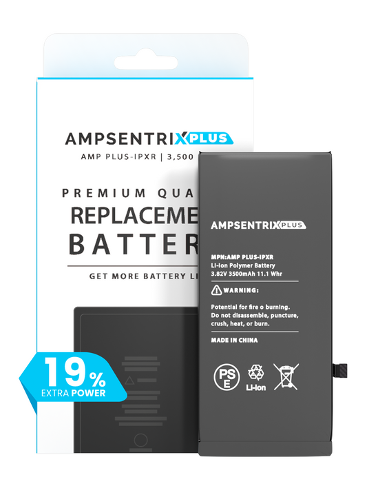 Batería AmpSentrix Cap. Extendida iPhone XR