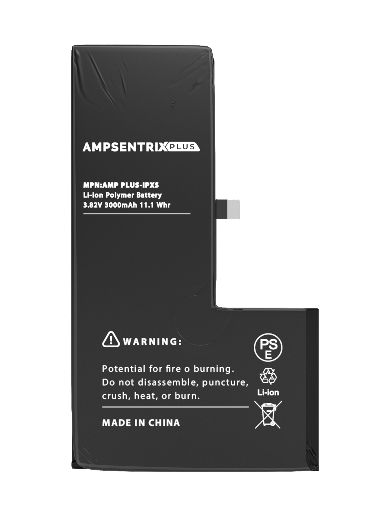 Batería AmpSentrix Cap. Extendida iPhone XS