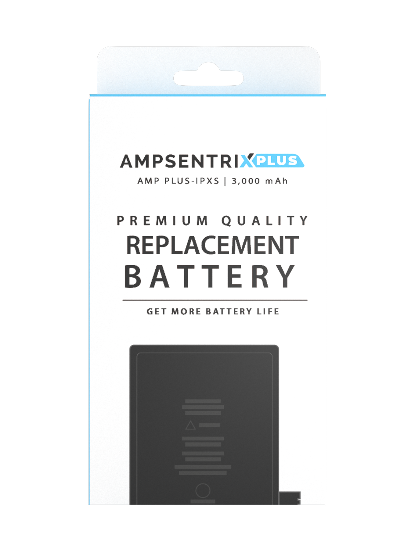 Batería AmpSentrix Cap. Extendida iPhone XS